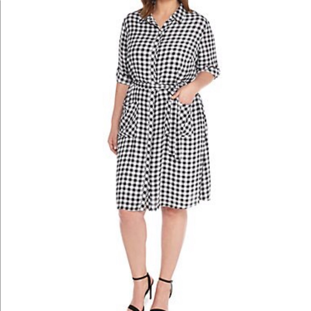 The Limited gingham dress 18W